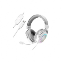 Наушники Fifine H6 RGB 7.1 White (H6W)