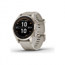 Смарт-часы Garmin fenix 7S Pro Saph Solar, Soft Gold SS w/Lt. Sand Band, GPS (010-02776-15)