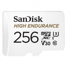 Карта памяти SanDisk 256GB microSD class 10 UHS-I U3 V30 High Endurance (SDSQQNR-256G-GN6IA)