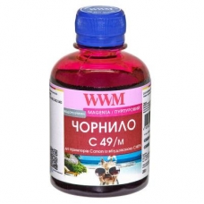 Чорнило WWM CANON GI-490 200г Magenta (C49/M)