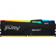 Модуль пам'яті для комп'ютера DDR5 16GB 6400 MHz Beast RGB XMP Kingston Fury (ex.HyperX) (KF564C32BBA-16)