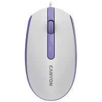 Мышка Canyon M-10 USB White Lavender (CNE-CMS10WL)