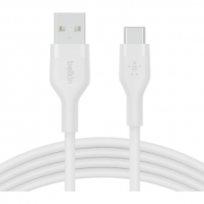 Дата кабель USB 2.0 AM to Type-C 1.0m White Belkin (CAB008BT1MWH)