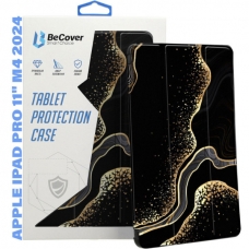 Чехол для планшета BeCover Smart Case Apple iPad Pro 11" M4 2024 Black Abstraction (711630)