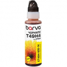 Чернила Barva Epson T49H 100мл, Water, флакон OneKey, Yellow (ET49H-935-1K)