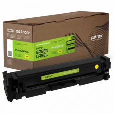 Картридж Patron HP CLJ CF402X для M252/M274/M277 Yellow, GREEN Label (PN-201XYGL)