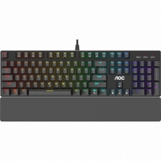 Клавіатура AOC GK500 RGB Outemu Red USB Black (GK500DR2R)