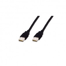 Дата кабель USB 2.0 AM/AM 1.0m Digitus (AK-300100-010-S)