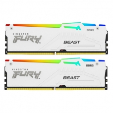 Модуль пам'яті для комп'ютера DDR5 32GB (2x16GB) 6800 MHz Beast White RGB XMP Kingston Fury (ex.HyperX) (KF568C34BWAK2-32)