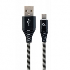 Дата кабель USB 2.0 AM to Type-C 2.0m Cablexpert (CC-USB2B-AMCM-2M-BW)