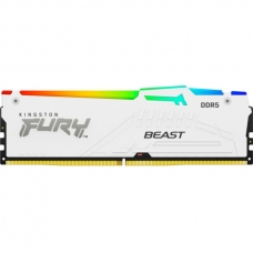 Модуль пам'яті для комп'ютера DDR5 32GB 6000 MHz Beast White RGB EXPO Kingston Fury (ex.HyperX) (KF560C30BWEA-32)