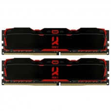 Модуль памяти для компьютера DDR4 16GB (2X8GB) 3200 MHz IRDM X Black Goodram (IR-X3200D464L16SA/16GDC)