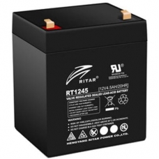 Батарея до ДБЖ Ritar AGM RT1245, 12V-4.5Ah, Black (RT1245B)