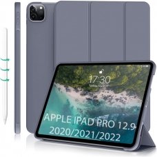 Чохол до планшета BeCover Tri Fold Soft TPU Silicone Apple iPad Pro 12.9 2020/2021/2022 Purple (711739)