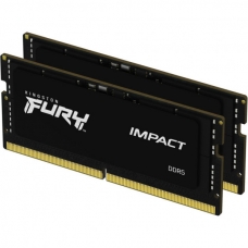 Модуль памяти для ноутбука SoDIMM DDR5 64GB (2x32GB) 5600 MHz FURY Impact Kingston Fury (ex.HyperX) (KF556S40IBK2-64)