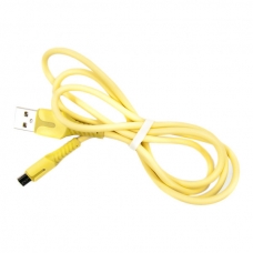 Дата кабель USB 2.0 AM to Micro 5P 1.0m yellow Dengos (PLS-M-IND-SOFT-YELLOW)