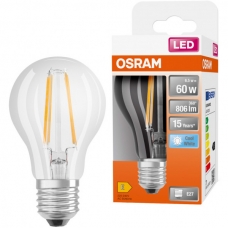 Лампочка Osram LED CL A60 6,5W/840 230V FIL E27 (4058075112308)