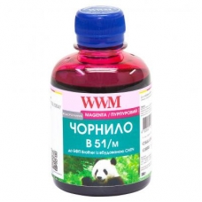 Чернила WWM Brother DCP-T300/T500W/T700W 200г Magenta Water-soluble (B51/M)