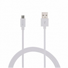 Дата кабель USB 2.0 AM to Micro 5P 2.5m white Grand-X (PM025W)