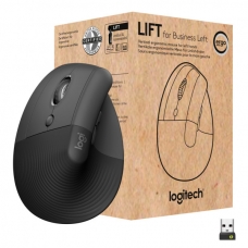 Мышка Logitech Lift Left Vertical Ergonomic Wireless/Bluetooth for Business Graphite (910-006495)