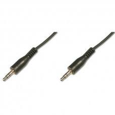 Кабель мультимедійний Jack 3.5mm M/Jack 3.5mm M 1.5m Digitus (AK-510100-015-S)