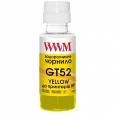 Чорнило WWM HP GT52 100г Yellow, для Ink Tank 115/315/319 (H52Y)