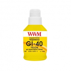 Чорнило WWM Canon GI-40 для G5040/G6040 190г Yellow (KeyLock) (G40Y)