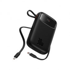 Батарея универсальная Baseus QPow2 20000mAh 30W, with 2*Type-C Cable, Black (P10055009113-00)