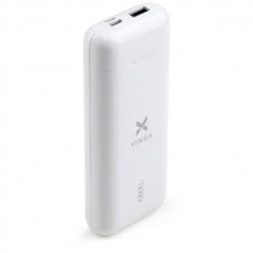 Батарея універсальна Vinga 10000 mAh glossy white (VPB1MWH)