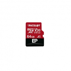 Карта пам'яті Patriot 64GB microSD class 10 UHS-I U3 V30 A1 (PEF64GEP31MCX)