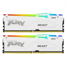 Модуль памяти для компьютера DDR5 32GB (2x16GB) 5200 MHz Beast White RGB Kingston Fury (ex.HyperX) (KF552C36BWEAK2-32)