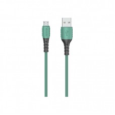 Дата кабель USB 2.0 AM to Micro 5P 1.0m PD-B51m Green Proda (PD-B51m-GR)