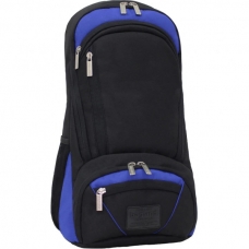 Рюкзак для ноутбука Bagland 15.6" Granite 23L black /electric blue 0012066 (6903479)