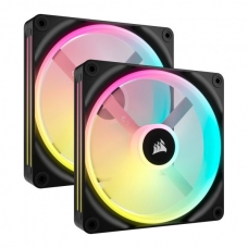 Кулер до корпусу Corsair iCUE Link QX140 RGB PWM PC Fans Starter Kit with iCUE LINK System Hub (CO-9051004-WW)