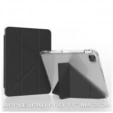 Чехол для планшета BeCover Ultra Slim Origami Transparent Apple iPad Pro 11" M4 2024 Black (711689)