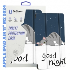 Чохол до планшета BeCover Smart Case Apple iPad Air 11" M2 2024 Good Night (711604)