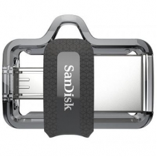 USB флеш накопичувач SanDisk 64GB Ultra Dual Black USB 3.0 OTG (SDDD3-064G-G46)
