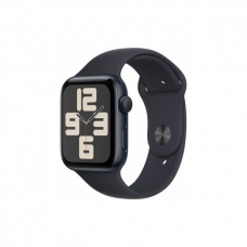 Смарт-годинник Apple Watch SE 2023 GPS 44mm Midnight Aluminium Case with Midnight Sport Band - S/M (MRE73QP/A)