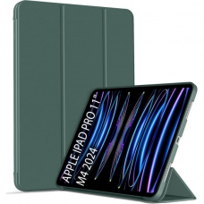 Чехол для планшета BeCover Tri Fold Soft TPU Silicone Apple iPad Pro 11" M4 2024 Dark Green (711746)