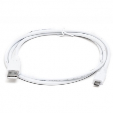 Дата кабель USB 2.0 AM to Micro 5P 1.0m Pro white REAL-EL (EL123500024)