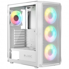 Корпус Logic concept PORTOS MESH+GLASS ARGB fans 3x120mm WHITE (AM-PORTOS-20-0000000-0002)