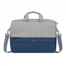 Сумка для ноутбука RivaCase 15.6" 7532 Prater, grey/dark blue anti-theft (7532Grey/DarkBlue)