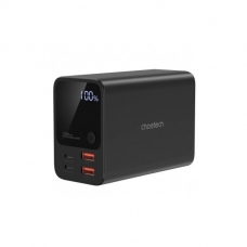 Батарея універсальна Choetech 27000mAh, PD/3.0/100W, USB-C*2/100+100W, USB-A*2/QC3.0/22.5W (B635-BK)