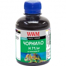 Чернила WWM HP №711 200г Black pipmented (H71/BP)