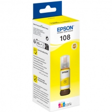 Контейнер с чернилами Epson 108 EcoTank L8050/L18050 yellow (C13T09C44A)