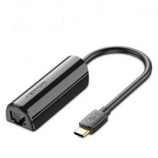 Перехідник USB3.1 Type-C to Ethernet RJ45 100 Mb Vention (CFABB)