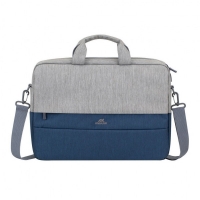 Сумка для ноутбука RivaCase 15.6" 7532 Prater, grey/dark blue anti-theft (7532Grey/DarkBlue)