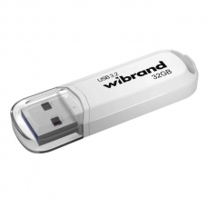 USB флеш накопитель Wibrand 32GB Marten White USB 3.2 Gen 1 (USB 3.0) (WI3.2/MA32P10W)