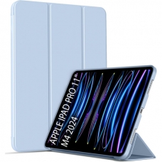 Чехол для планшета BeCover Tri Fold Soft TPU Silicone Apple iPad Pro 11" M4 2024 Light Blue (711748)