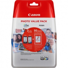 Картридж Canon PG-545/CL-546 MultipackXL BK+Color, +Paper (8286B006)